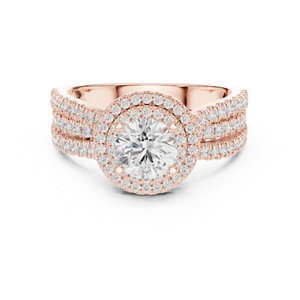 Boucles d'oreilles en diamant rond brillant naturel pour femmes CVD en or rose jaune blanc et argent plaqué élégant pour la vente au détail haut de gamme - Product Image 3