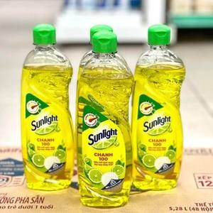 Détergent liquide vaisselle écologique Sunlight au citron 100 400G Bouteille - Product Image 4