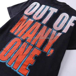 Top T Shirt pour homme T-shirts graphiques surdimensionnés personnalisés pour hommes et femmes Streetwear Cotton Tees par un fabricant vérifié - Product Image 2