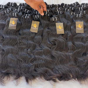 Cheveux indiens bruts en gros, Extension de cheveux ondulés, mèches de cheveux humains vierges - Product Image 4
