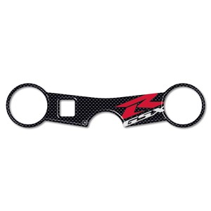Adesivo 3D per piastra dello sterzo per Suzuki GSX-R 750-1000 compatibile con i modelli 2000-2002, adesivo per moto - Product Image 1