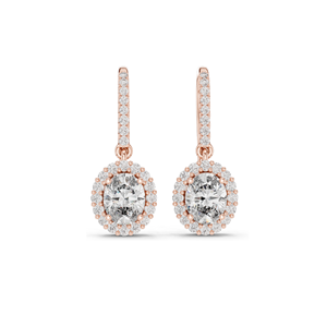 Boucles d'oreilles en diamant de laboratoire 1,29 CT pour femmes, clarté VVS-VS EF, or 18 carats, 14 carats, 10 carats et argent 925, or rose, or jaune, or blanc - Product Image 3