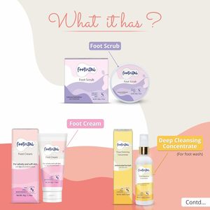 Footvital Foot Indulgence Kit con solapa magnética para salón como pedicura en casa Los 4 Productos para áspero, seco, agrietado, agrietado - Product Image 4