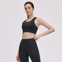 Ensemble de yoga 2 pièces pour femme, taille haute, respirant, de haute qualité, longueur intégrale, personnalisable, sans couture sur le devant, en Spandex/Nylon