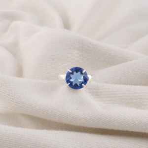 Anillo de Plata de Ley con Tanzanita de Corte Ovalado, Hecho a Mano, con Sello 925, Joyería con Piedras Preciosas, Certificado IGI, Anillo Elegante para Mujer, Regalo - Product Image 3