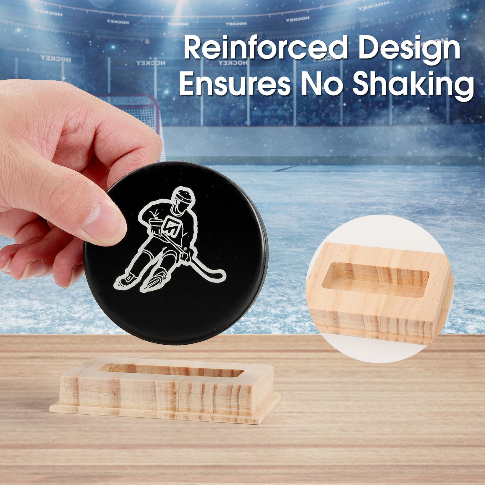 BTSKY 4 Pack Vierkante Clear Stapelbare Hockey Puck Houder - Plastic Cube IJshockey Puck Box Display Case Memorabilia Display Opslag Toont Opbergdoos Houder BTSKY 4 Pack Vierkante Clear Stapelbare Hockey Puck Houder - Plastic Cube IJshockey Puck Box Display Case Memorabilia Display Opslag Toont Opbergdoos Houder
