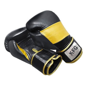 Nouveaux gants de boxe en cuir, mousse haute densité, évacuation de l'humidité, fermeture à boucle, design durable pour débutants et professionnels - Product Image 1