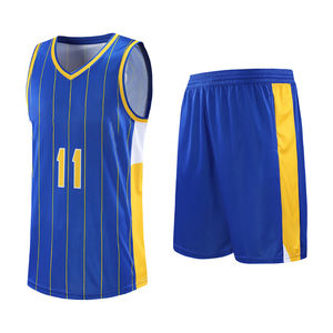 Elegante uniforme de baloncesto de algodón suave para fanáticos Diseño moderno personalizado con características transpirables - Product Image 2