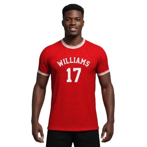 Camisetas de Fútbol Sublimadas, Transpirables, de Secado Rápido, para Equipos Deportivos, MOQ Bajo, Personalizables con Nombre y Número, Gran Venta - Product Image 1