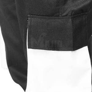 Pantalones apilados de gran tamaño con bolsillos Cargo para hombre, ropa de calle con logotipo personalizado, pantalones apilados de Color sólido, muestra gratis - Product Image 5