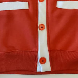 High Quality Custom Vintage Fraternity <b>Cardigan</b> Knit V-Neck Greek Letter Logo Nylon/Acrylic <b>Thick</b> Winter Button Breathable - Product Image 6