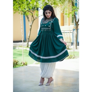 Robe afghane pour femmes de toutes les couleurs, robes longues afghanes élégantes pour filles, vêtements de fête, approvisionnement direct en usine - Product Image 6