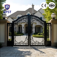 Pagar Hias Besi Sitong Model Tombak Sederhana dengan Lapisan Powder Coating untuk Pagar Pengaman, Dimensi Dapat Disesuaikan