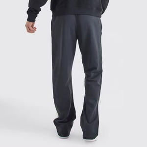 <b>Wholesale</b> Light-Weight 100% Cotton <b>Flared</b> <b>Sweatpants</b> Stretchable Mid-Waist Casual Style - Product Image 6