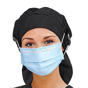 Gorro Quirúrgico Unisex Grande con Forro de Satén, para Cabello Largo, con 4 Botones, Cómodo, Reutilizable, Transpirable, para Playa y Deportes - Product Image 3