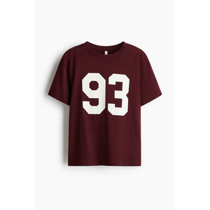 Camiseta Jursey con estampado numérico para mujer, proveedor mayorista de tela personalizable de Bangladesh OEM/ODM, ropa informal de uso diario - Product Image 1