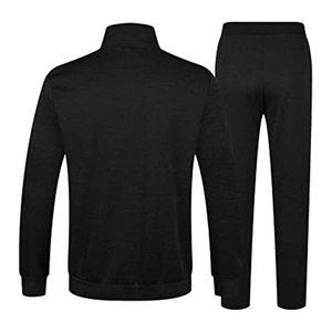 Vente en gros OEM Jogging d'entraînement Streetwear Survêtements de sport en polyester personnalisés en deux pièces pour hommes - Product Image 4
