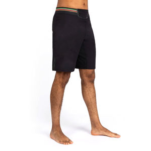 Shorts de course athlétiques écologiques pour hommes en tissu Oxford, pour la gym et l'entraînement, en polyester/coton, cargo, taille mi-haute élastique, légers, couleur unie - Product Image 5