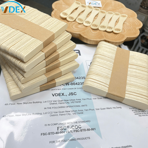 Mini bâtonnets en bois pour glaces et friandises glacées, 93 mm - Product Image 2