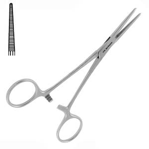 Pinces à artères Crile droites 14,0 cm, pince chirurgicale manuelle, hémostase, précision, acier inoxydable, outil médical certifié CE - Product Image 1