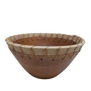 Nouvel arrivage de bol de service en bois d'acacia ensemble de bols jetables écologiques style américain cadeau d'affaires service à domicile salade usage domestique - Product Image 6