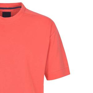 Plain <b>Orange</b> Oversized T-<b>Shirt</b> <b>Men's</b> Clothing High Street Style Cotton Breathable Crewneck Short Sleeve Casual Blank <b>Men</b> T <b>Shirt</b> - Product Image 2