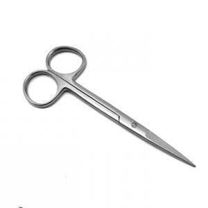 Portaagujas de Acero Inoxidable Quirúrgico, Tijeras Iris, Punta Recta, Reutilizables - Product Image 1