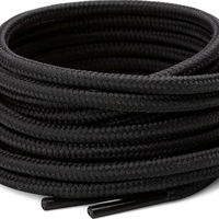 Chaussures de randonnée pour hommes, bottes longues d'extérieur, lacets en polyester (5 mm), embout en plastique personnalisé, longueur réglable, sur mesure