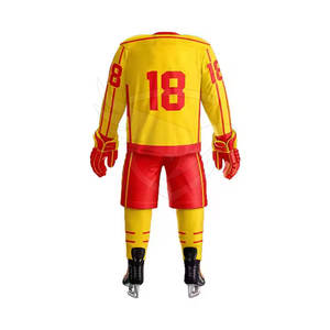 Uniforme de hockey sobre hielo hecho a medida Uniforme de hockey sobre hielo de alta calidad 100% Poliéster Uniforme de hockey sobre hielo - Product Image 2