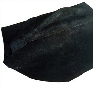 Eco-Friendly Hazards Free AZO PCP Chrome IV free Black Real Cow Calf Suede Leather for Shoes Bags Belts Wallets Clothing Gloves - Product Image 1