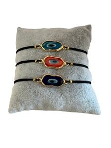 DAFNI BIG PAZAR Bohemian <b>Beaded</b> <b>Bracelet</b> with Natural Stone and Precious Metal Alloy Micro Insert 0.08g Unisex Gift - Product Image 6