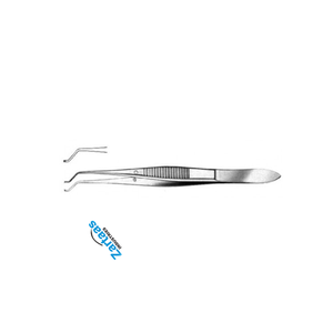 Fórceps Elliot Iris de acero inoxidable de alta calidad 1x2 dientes 4 pulgadas Instrumentos quirúrgicos Fabricante y exportador - Product Image 4