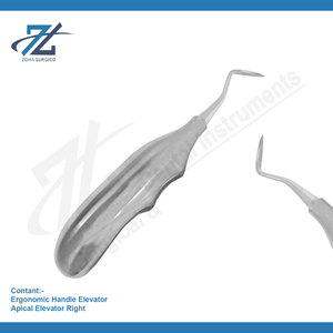Elevador Apical Mango ergonómico derecho Elevador de raíz Fabricante de Instrumentos dentales de acero inoxidable de alta calidad Pakistán - Product Image 2