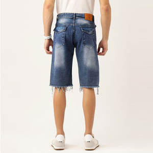 Pantalones Cortos de Mezclilla para Hombre, Estilo Urbano, Transpirables, de Secado Rápido, para Playa, Verano, Tendencia - Product Image 3