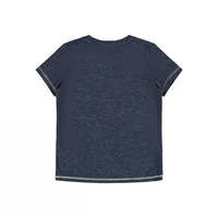 Haut court en coton tricoté pour femme, coupe ajustée, respirant, décoré de lettres, idéal pour le streetwear