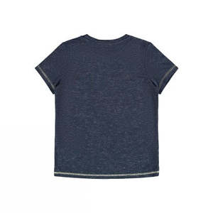 Camiseta de Manga Corta para Mujer, Corte Ajustado, 100% Algodón, Tejido Transpirable, Decorada con Letras y Estampado Metálico, para Ropa Urbana - Product Image 2