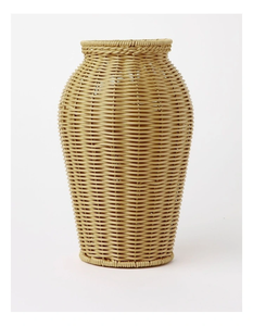 Vase en rotin tissé à la main fabriqué au Vietnam matériau écologique pour la décoration intérieure et la décoration de la vaisselle en gros - Product Image 4