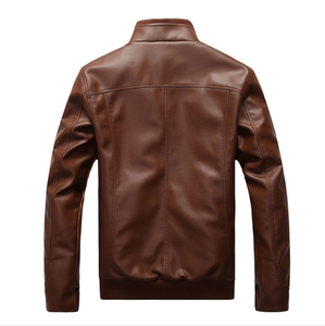 Chaqueta de Cuero Sintético para Hombre, Talla Grande - Product Image 3
