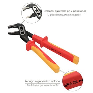 Pinze a Forbice Multiuso 240 mm. Mangos Aislati VDE da 1.000 V. Acciaio Cromo Vanadio - Product Image 3