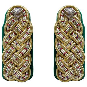 Epalette de cérémonie personnalisée en or tressé pour le vêtement-Eco-Friendly & Durable - Product Image 1