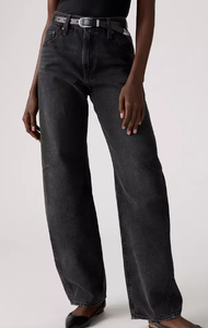 Baggy DLE กางเกงยีนส์ผู้หญิงขากว้าง, เข็มขัดสไตล์วินเทจปรับแต่งได้กางเกงผู้หญิงแฟชั่นจากบังคลาเทศ - Product Image 4