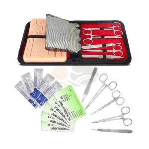 Kit de Entrenamiento de Sutura Manual Reutilizable de Acero Inoxidable de Alta Calidad, Juego de Práctica Quirúrgica para Estudiantes, Entrenamiento Práctico Duradero, CE - Product Image 1