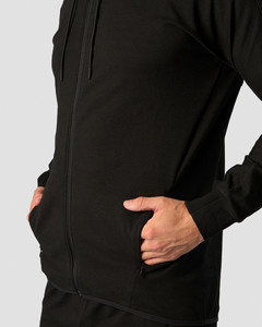 Sweatshirts à capuche et sweatshirts en molleton Tech Sportswear légers avec fermeture éclair personnalisés Basics Full Zip Up au prix de gros - Product Image 4