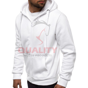 Sweat à capuche zippé en molleton doux avec poches kangourou fendues manches longues et matériau respirant conçu pour le confort voyage quotidien se prélasser - Product Image 4