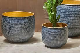 High Quality Antique Metal Iron Garden Flower Pots <b>Large</b> Gold Plated Planters From Indian Manufacturer Outdoor Use - Product Image 3