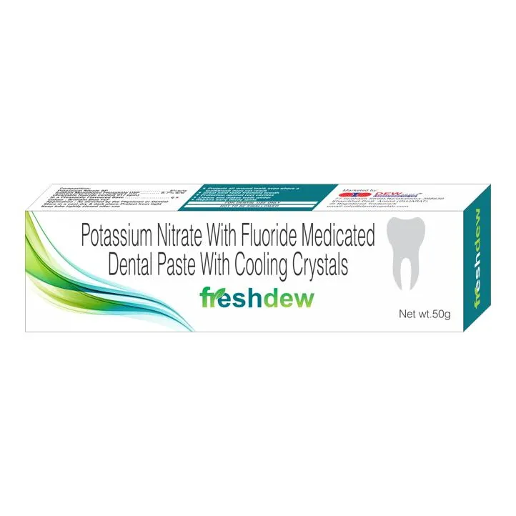 新しいジェルフレッシュ抗菌天然抗菌効果は歯を強化しますはいフレッシュデューペースト歯磨き粉