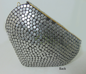 Siver Metal with Mop leaf Clutch Bag Metal Stud Clutch Handmade Sling Bag - Product Image 2