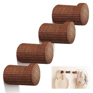 Wood Heavy Duty Nordic Style Wall Mounted <b>Coat</b> <b>Hooks</b> for Entryway/Hallway/Bedroom Door Hanging Clothing - Product Image 1