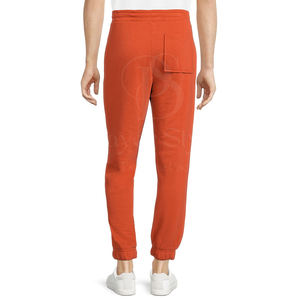 Pantalones de chándal elásticos para hombre, pantalones deportivos de algodón ligeros, bolsillo lateral, Parte delantera plana, liso, teñido, recto, informal - Product Image 3
