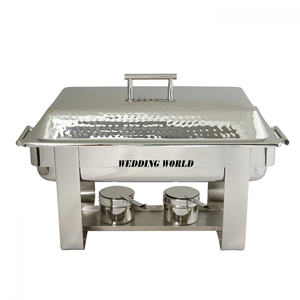 Plato de frotamiento de acero de forma redonda, hecho a mano de diseñador plato de comida de calidad premium, calentador de comida de nuevo diseñador elegante clásico - Product Image 3